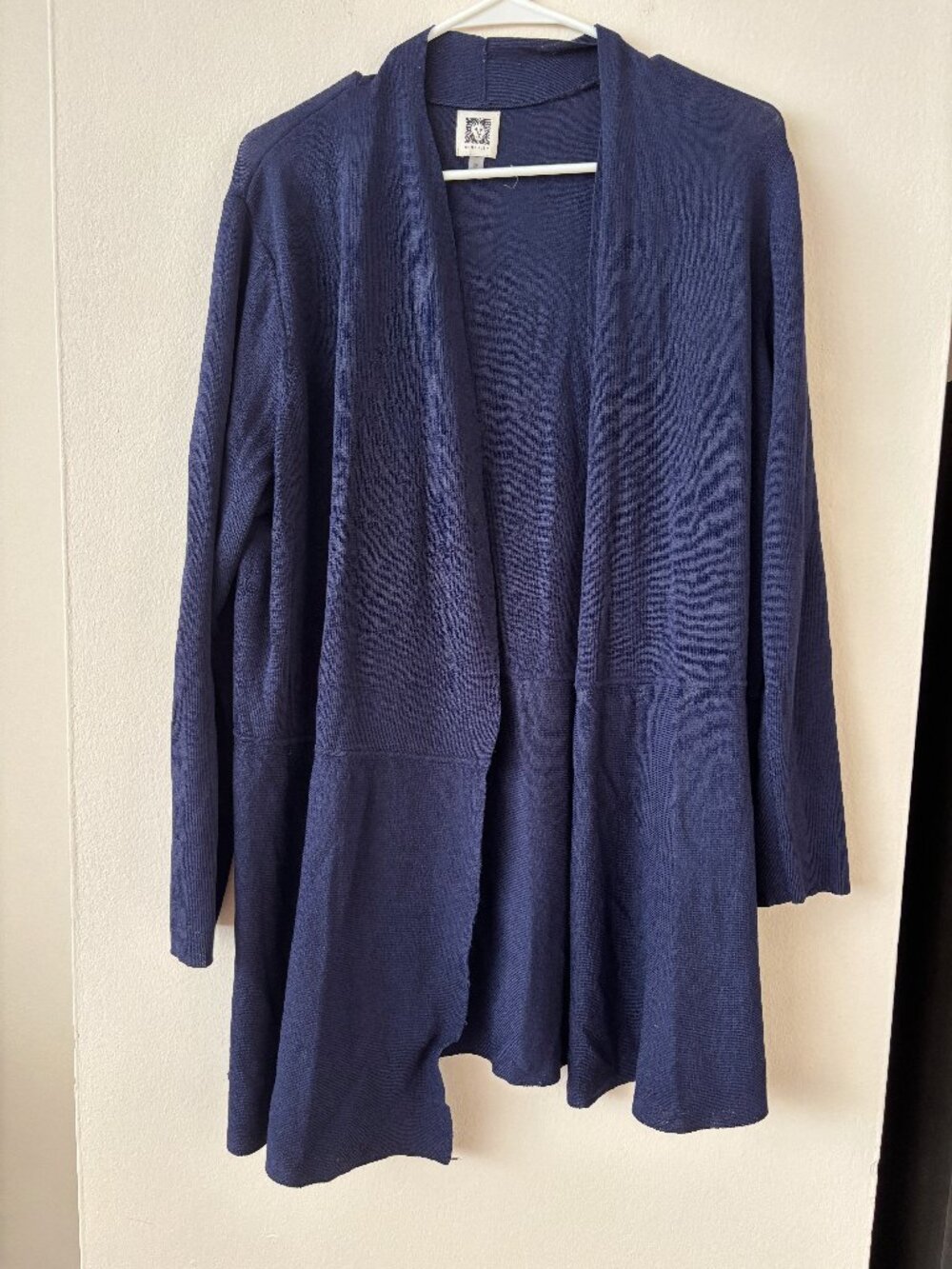 Anne Klein Navy Cardigan Size 2X